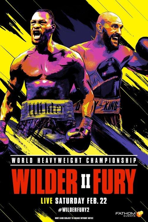 Download Deontay Wilder vs. Tyson Fury II poster