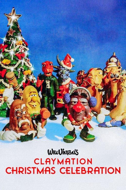 Download Claymation Christmas Celebration poster