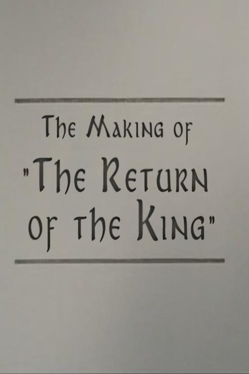 Download A Filmmaker's Journey: Making 'The Return of the King' poster