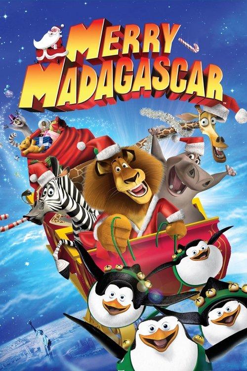 Download Merry Madagascar poster