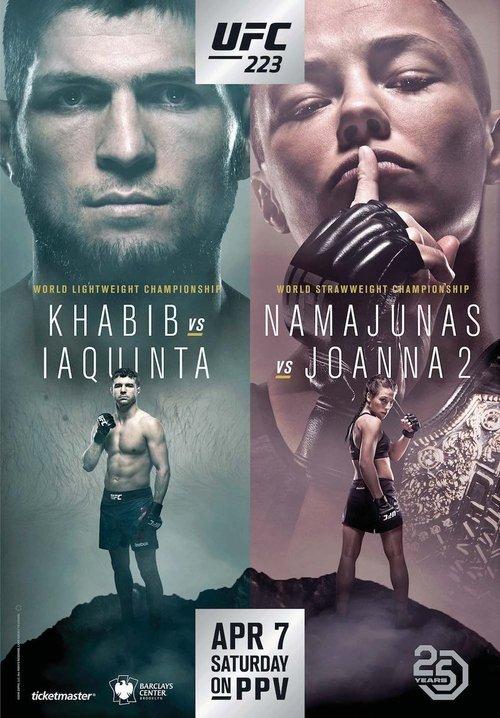Download UFC 223: Khabib vs. Iaquinta poster