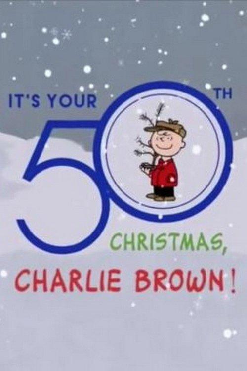 Download It's Your 50th Christmas Charlie Brown poster